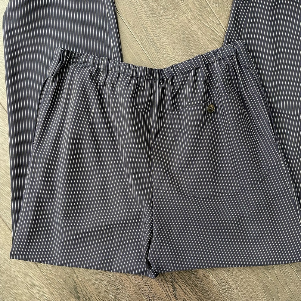 Dries Van Noten Navy Pinstriped Suit - Picture 8 of 13